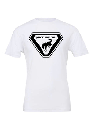 White Niko Bros Bronco Tee