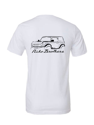 White Niko Bros Bronco Tee