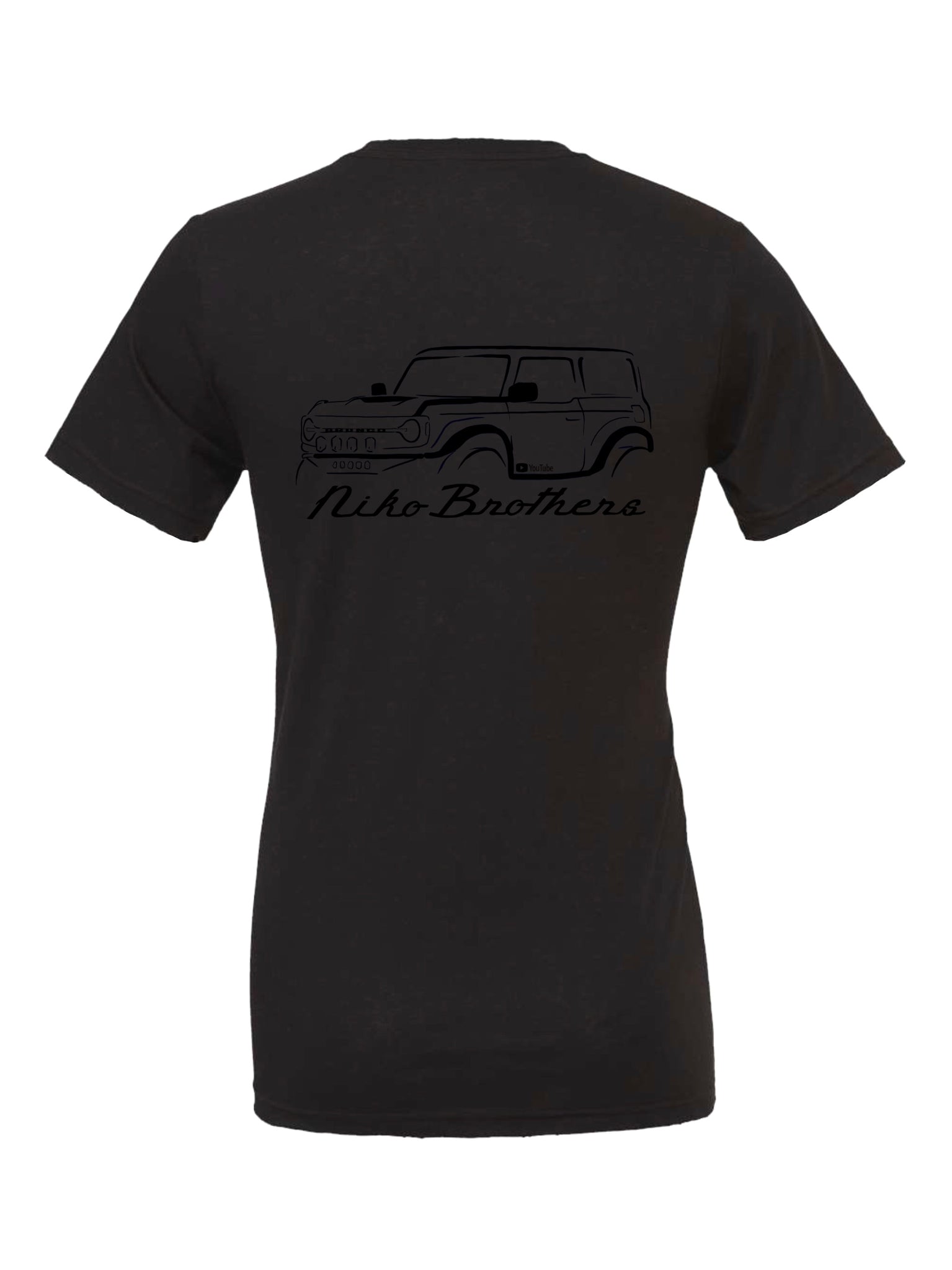 Black Niko Bros Bronco Tee