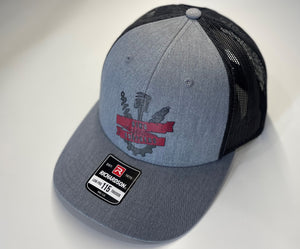 Grey and Black Niko Bros Trucker Hat w/ Logo