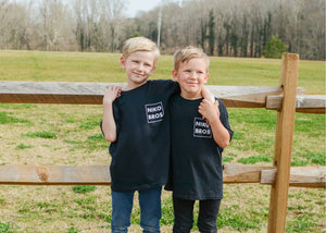 Kids Niko Bros Black Tee